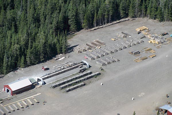 Schaft Creek core storage facility