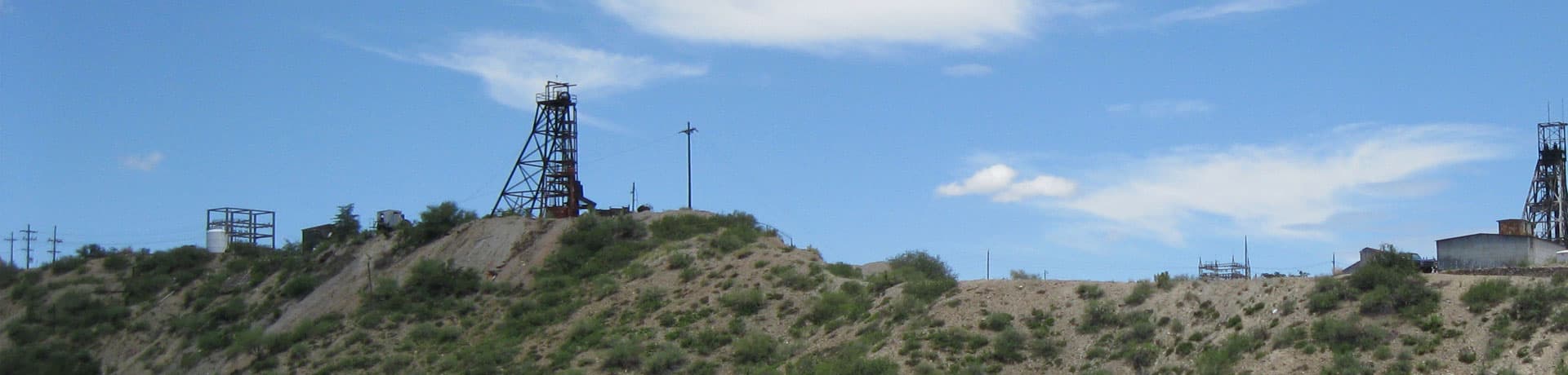 Historic Van Dyke headframe in the Globe-Miami mining district, Arizona