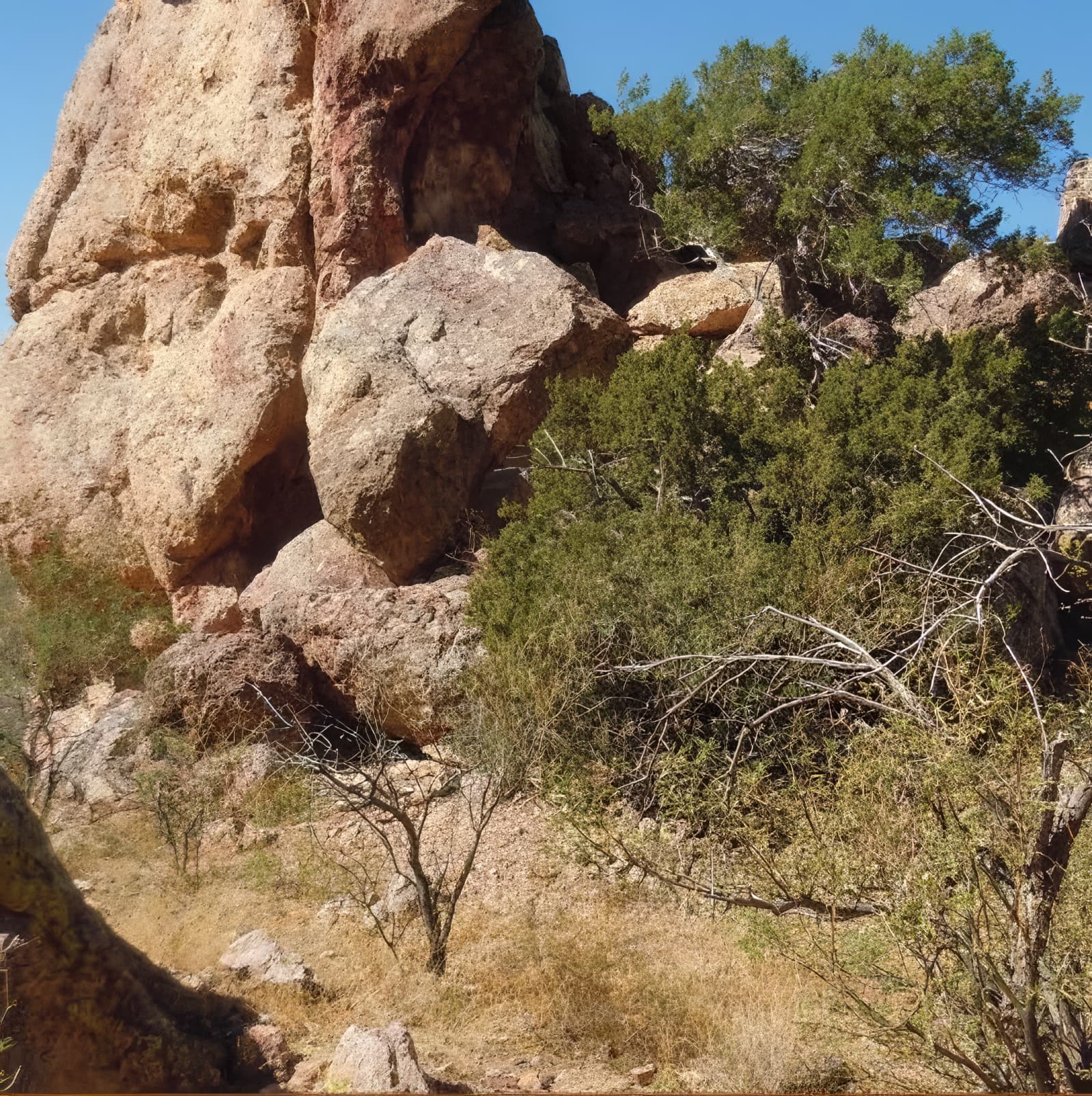 Rock outcrop at the Sombrero Butte project, Arizona