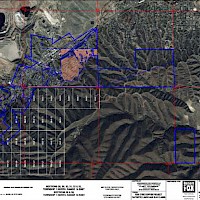 Distribution of Patented Lands and Unpatented mining claims for Van Dyke