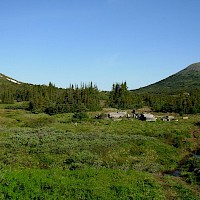 Looking West to the Pass Zone From Camp