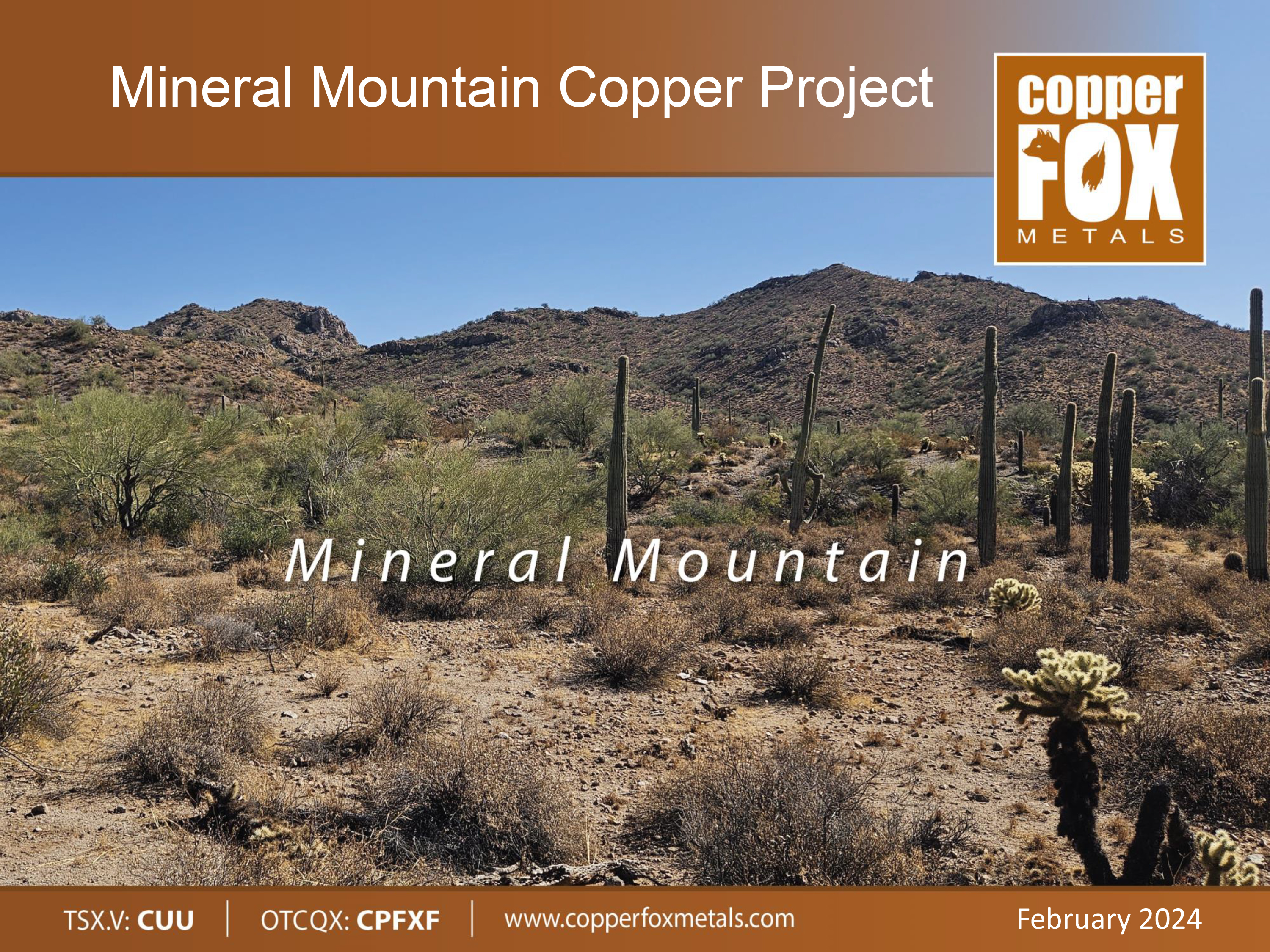 Mineral Mountain Copper Project, Arizona, USA
